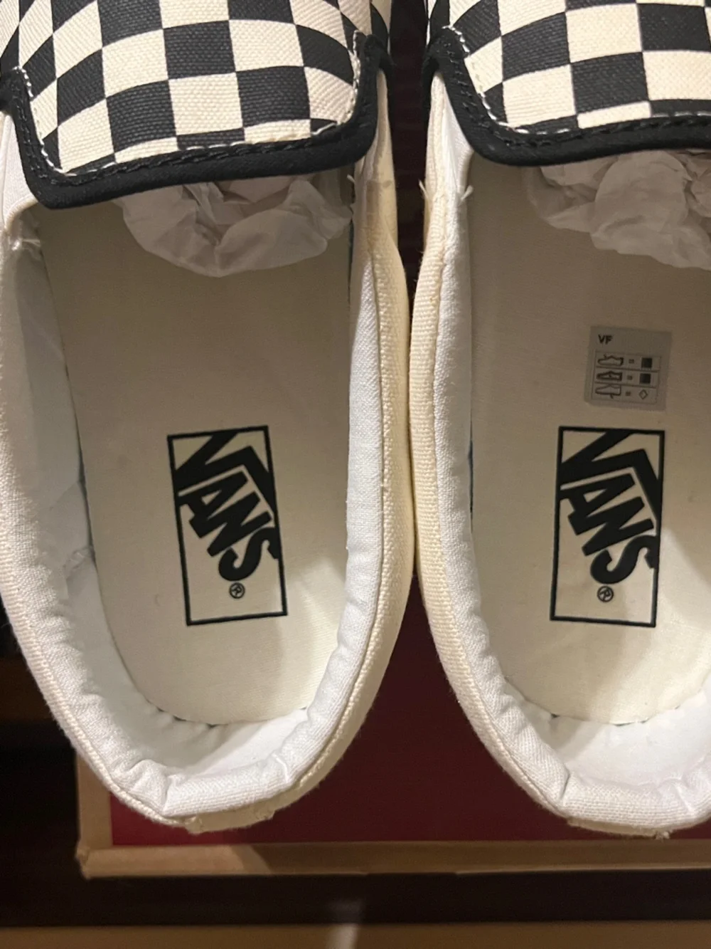 Vans Checkerboard Slip-On Sneakers - Black & White